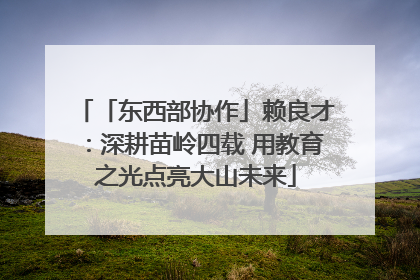 「东西部协作」赖良才：深耕苗岭四载 用教育之光点亮大山未来