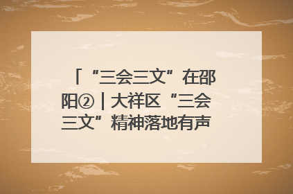 “三会三文”在邵阳②｜大祥区“三会三文”精神落地有声 以实干实绩助力区域高质量发展