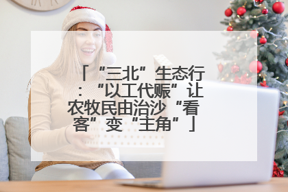 “三北”生态行：“以工代赈”让农牧民由治沙“看客”变“主角”