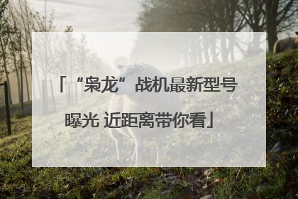 “枭龙”战机最新型号曝光 近距离带你看
