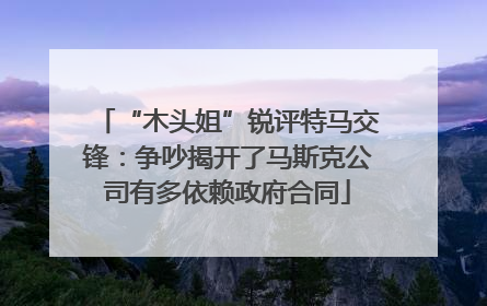 “木头姐”锐评特马交锋：争吵揭开了马斯克公司有多依赖政府合同