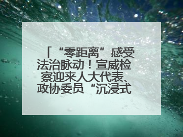 “零距离”感受法治脉动！宣威检察迎来人大代表、政协委员“沉浸式”体验