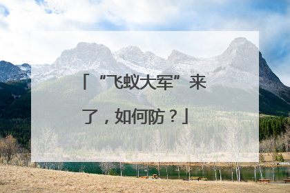 “飞蚁大军”来了，如何防？