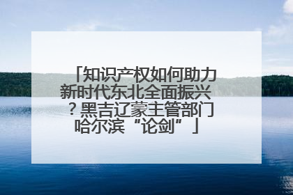 知识产权如何助力新时代东北全面振兴？黑吉辽蒙主管部门哈尔滨“论剑”