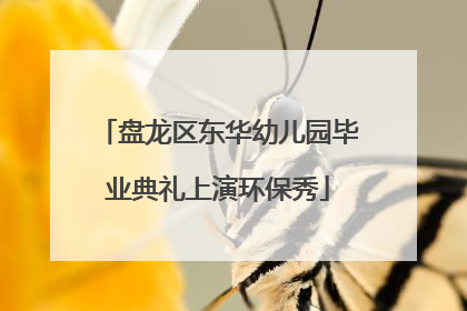 盘龙区东华幼儿园毕业典礼上演环保秀