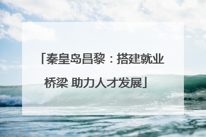 秦皇岛昌黎：搭建就业桥梁 助力人才发展