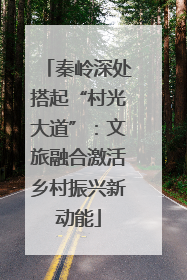 秦岭深处搭起“村光大道”：文旅融合激活乡村振兴新动能