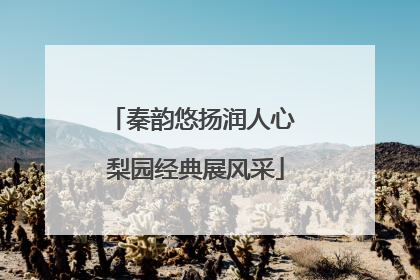 秦韵悠扬润人心 梨园经典展风采