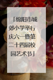 绵阳市城郊小学举行庆六一暨第二十四届校园艺术节