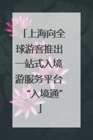上海向全球游客推出一站式入境游服务平台“入境通”