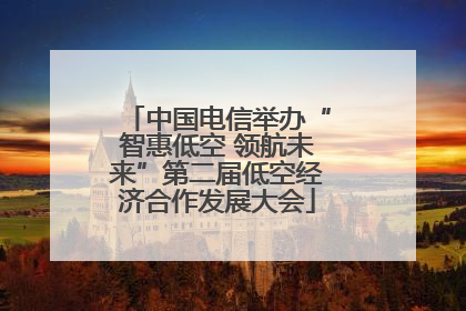 中国电信举办“智惠低空 领航未来”第二届低空经济合作发展大会