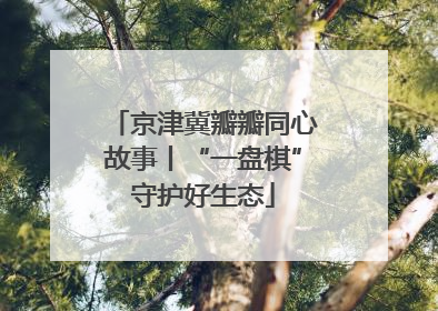 京津冀瓣瓣同心故事丨“一盘棋”守护好生态