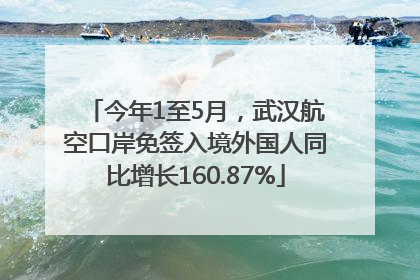 今年1至5月，武汉航空口岸免签入境外国人同比增长160.87%
