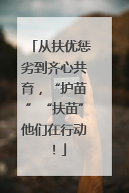 从扶优惩劣到齐心共育，“护苗”“扶苗”他们在行动！