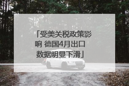 受美关税政策影响 德国4月出口数据明显下滑