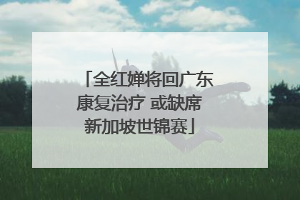 全红婵将回广东康复治疗 或缺席新加坡世锦赛
