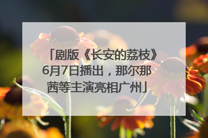 剧版《长安的荔枝》6月7日播出，那尔那茜等主演亮相广州