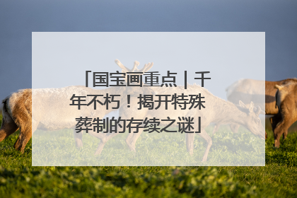 国宝画重点｜千年不朽！揭开特殊葬制的存续之谜