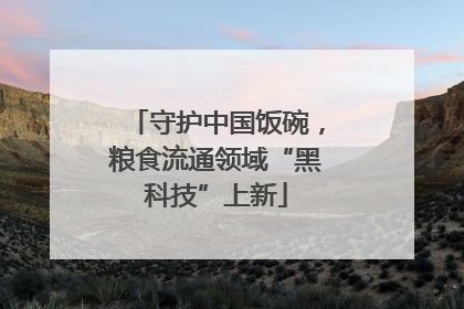 守护中国饭碗，粮食流通领域“黑科技”上新