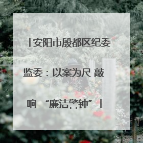 安阳市殷都区纪委监委：以案为尺 敲响 “廉洁警钟”