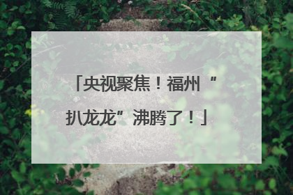 央视聚焦！福州“扒龙龙”沸腾了！