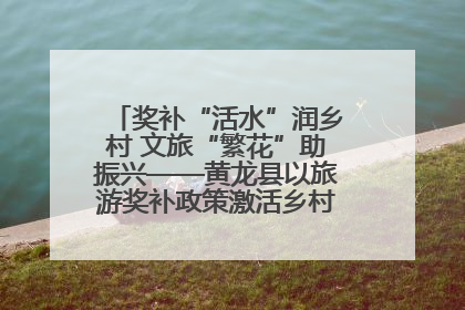 奖补“活水”润乡村 文旅“繁花”助振兴——黄龙县以旅游奖补政策激活乡村振兴新动能