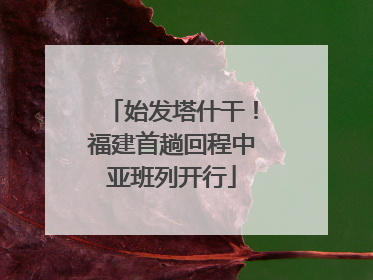 始发塔什干！福建首趟回程中亚班列开行
