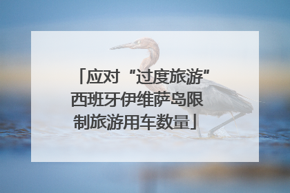 应对“过度旅游” 西班牙伊维萨岛限制旅游用车数量