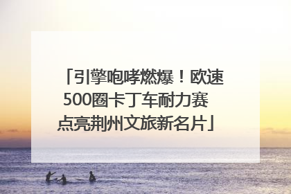 引擎咆哮燃爆！欧速500圈卡丁车耐力赛点亮荆州文旅新名片