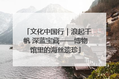 文化中国行｜浪起千帆 深蓝宝藏——博物馆里的海丝遗珍