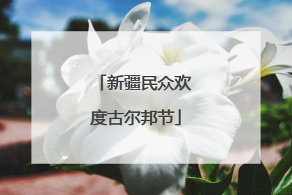 新疆民众欢度古尔邦节