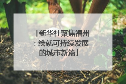 新华社聚焦福州：绘就可持续发展的城市新篇