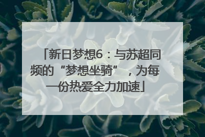 新日梦想6：与苏超同频的“梦想坐骑”，为每一份热爱全力加速