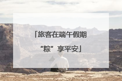 旅客在端午假期“粽”享平安