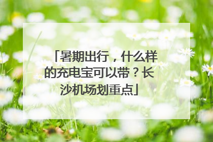 暑期出行，什么样的充电宝可以带？长沙机场划重点