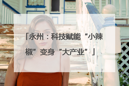 永州：科技赋能“小辣椒”变身“大产业”