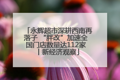 永辉超市深耕西南再落子 “胖改”加速全国门店数量达112家丨新经济观察