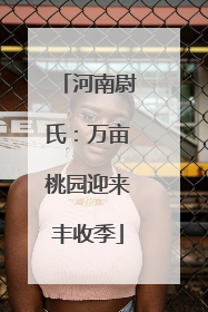 河南尉氏：万亩桃园迎来丰收季