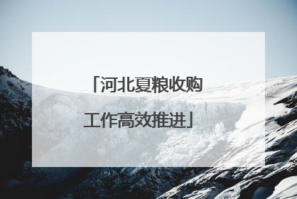河北夏粮收购工作高效推进