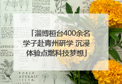 淄博桓台400余名学子赴青州研学 沉浸体验点燃科技梦想