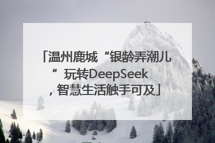 温州鹿城“银龄弄潮儿”玩转DeepSeek，智慧生活触手可及