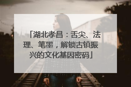 湖北孝昌：舌尖、法理、笔墨，解锁古镇振兴的文化基因密码