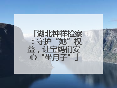 湖北钟祥检察：守护“她”权益，让宝妈们安心“坐月子”