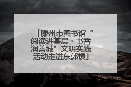 滕州市图书馆“阅读进基层・书香润善城”文明实践活动走进东郭镇