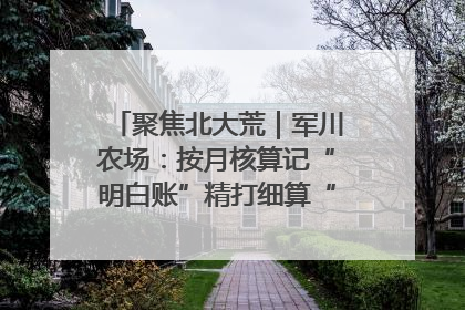聚焦北大荒｜军川农场：按月核算记“明白账”精打细算“过紧日子”