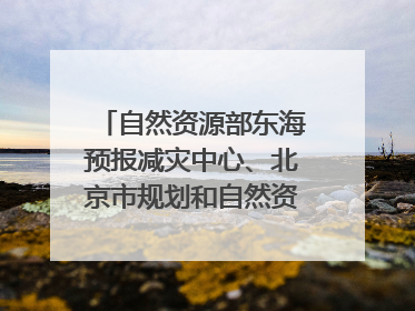 自然资源部东海预报减灾中心、北京市规划和自然资源委员会、广东省林业系统等正在招聘｜招聘信息