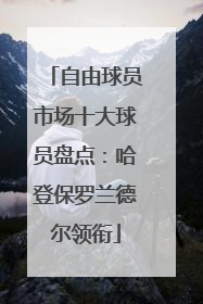 自由球员市场十大球员盘点：哈登保罗兰德尔领衔