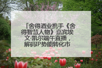 舍得酒业携手《舍得智慧人物》嘉宾埃文·凯尔端午直播，解码IP势能转化市场销量的有效路径