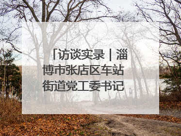 访谈实录｜淄博市张店区车站街道党工委书记王晓东专访
