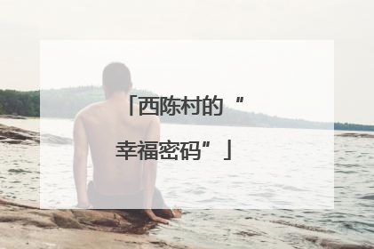 西陈村的“幸福密码”